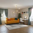 【山德力】簡約幾何感地毯160X230納爾瓦(適用於客廳、起居室空間)