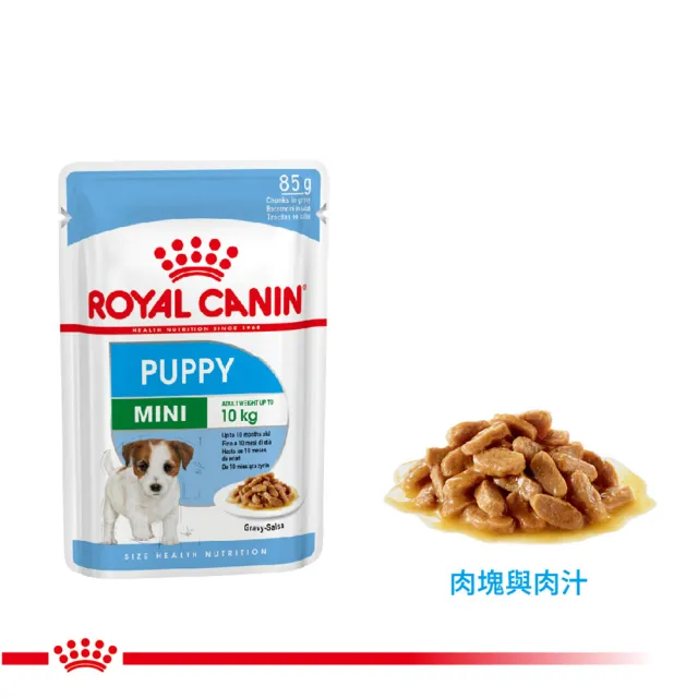 【ROYAL 法國皇家】小型幼犬專用飼料 MNP 2KG+小型幼犬濕糧 MNPW 85Gx12包/盒