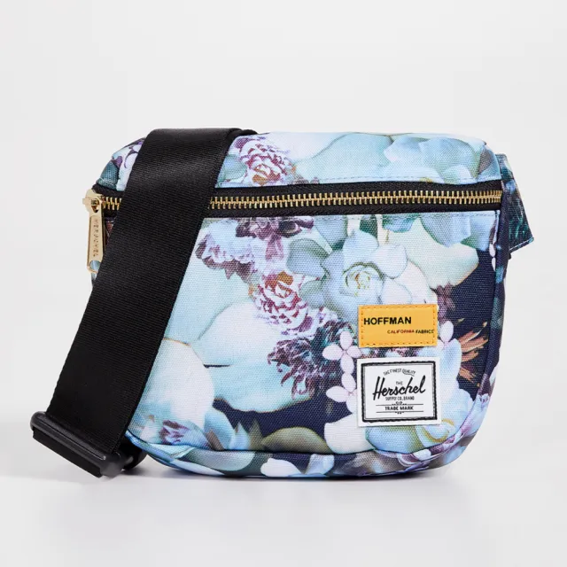 【Herschel】雙11 Fifteen Hoffman 聯名款 冬天 花卉圖騰 金屬拉鍊 旅行 女生 小型 側包 胸包  