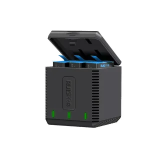 【RUIGPRO睿谷】GoPro H9 H10 收納式三充電池充電器(電池充電器)