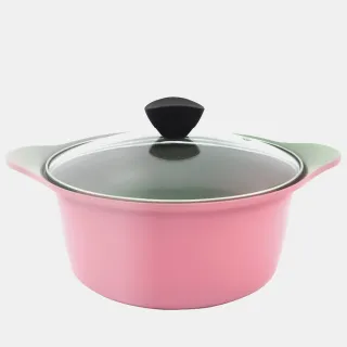 韓國Kitchenwell陶瓷不沾雙耳湯鍋-20cm-1支(陶瓷湯鍋)