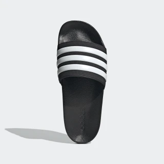 【adidas 愛迪達】拖鞋 男鞋 女鞋 運動 ADILETTE SHOWER 黑白 GZ5922(A5136)
