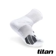 【titan 太肯】專業籃球襪_白(緩衝避震｜襪子+護踝 強力包覆 8字型鎖)