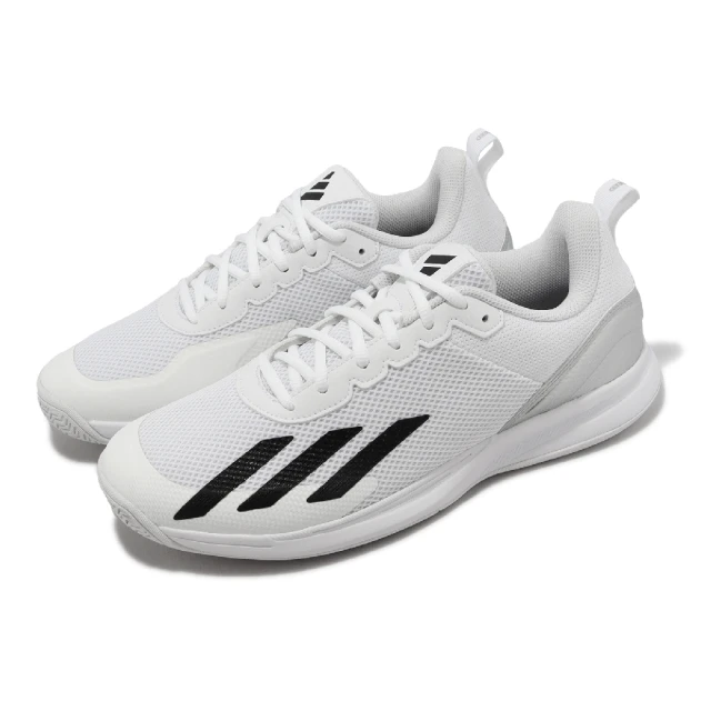 adidas 愛迪達adidas 愛迪達 網球鞋 Courtflash Speed 男鞋 白 黑 穩定 支撐 運動鞋 愛迪達(IG9538)