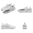 【adidas 愛迪達】網球鞋 Courtflash Speed 男鞋 白 黑 穩定 支撐 運動鞋 愛迪達(IG9538)