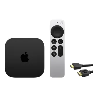 HDMI傳輸線組【Apple 蘋果】Apple TV 4K 64G Wi-Fi 第三代(2023)