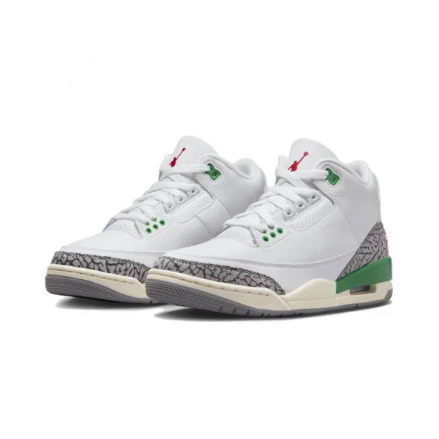 NIKE 耐吉 Air Jordan 3 Retro Lucky Green 幸運綠 爆裂文 CK9246-136