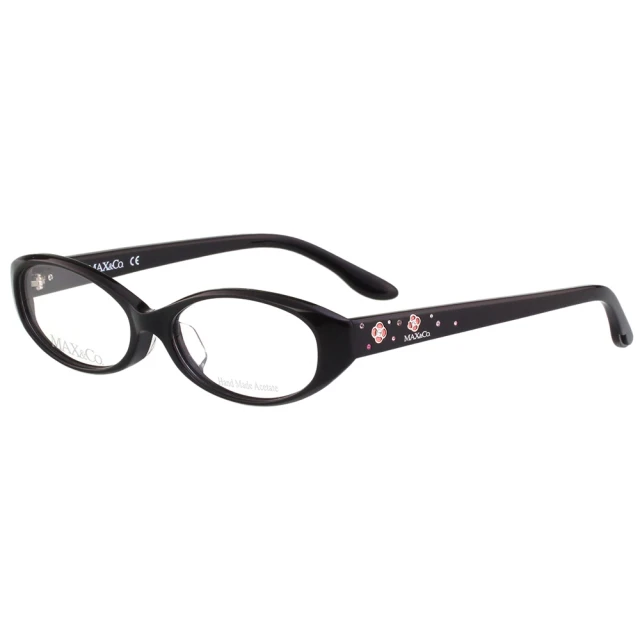 【MAX&CO】時尚光學眼鏡 MAC4047J(黑色)