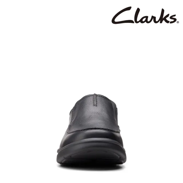 Clarks Bradley Walk Black Tumbled Leather 10 D (M) 並行輸入品-