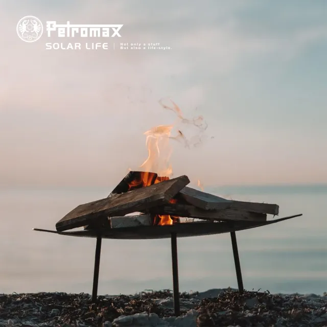 【Petromax】鍛鐵燒烤盤 48cm Griddle and Firebowl fs48(雙耳燒烤盤 露營煎烤盤 BBQ焚火台 烤肉)