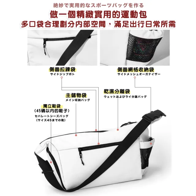 【DR.Story】雙11 網美風格超機能獨立鞋艙防水包 健身包 健身背包 游泳背包 旅行背包 母親
