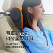【ANTIAN】汽車護頸頭枕 萬向調節車枕 車用座椅靠枕 帶車載椅背手機支架