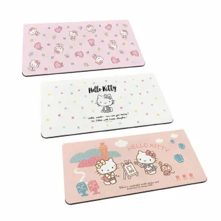 【收納王妃】Sanrio 三麗鷗 HELLO KITTY軟式珪藻土地墊 踏墊(80x38x0.5cm)