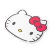 【收納王妃】Sanrio 三麗鷗 HELLO KITTY大頭造型 硬式珪藻土 地墊 腳踏墊 珪藻土(尺寸:50x40x0.9cm)