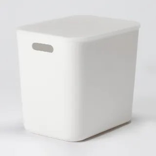 【MUJI 無印良品】軟質聚乙烯收納盒/深+蓋(2入組)