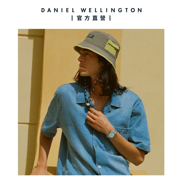 【Daniel Wellington】DW 手錶  Iconic Link Mint 28mm/32mm薄荷綠精鋼錶 粉綠錶盤(DW00100537)