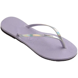 【havaianas 哈瓦仕】拖鞋 女鞋 夾腳拖 金屬鞋帶 巴西 You Metallic 紫色 4135102-5251W(哈瓦士)