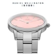 【Daniel Wellington】DW 手錶  Iconic Link Blush 36mm蜜桃粉精鋼錶 粉紅錶盤(DW00100536)