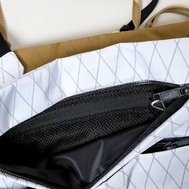 【F/CE】X-PAC SACOCHE BAG 白色 菱格紋 抗撕裂 側背包 單車補給袋 F1801XP0005WH
