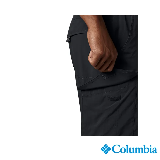 【Columbia 哥倫比亞 官方旗艦】男款- Omni-Shade UPF50快排短褲-黑色(UAE40840BK / 2022年春夏商品)