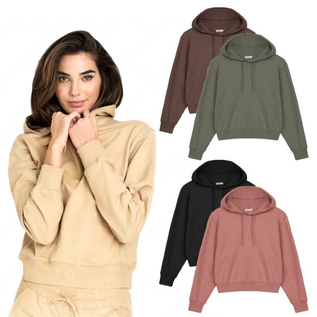 【Bread & Boxers】hoodie by Biderman 女款 有機棉長袖帽Ｔ 多色任選