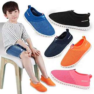 【Paperplanes】韓國空運。快乾舒壓滿分兒童透氣套腳懶人(7-5062/5色/現貨)