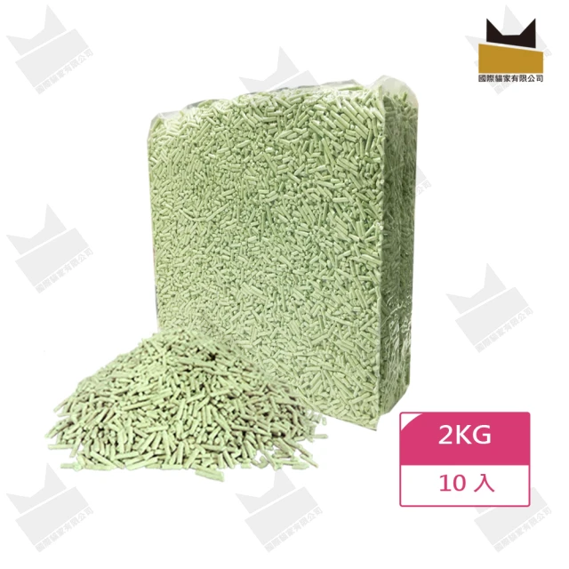 國際貓家 Hello ICHI 綠茶豆腐砂 2KG/十包入