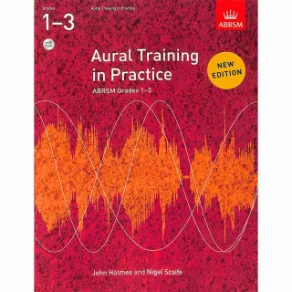 【ABRSM 英國皇家】聽力測驗練習本 第1-3級 含2片CD(Aural Training in Practice Grade 1-3 With 2 CDs)