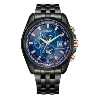 【CITIZEN 星辰】GENTS限定主流時尚25週年萬年曆不鏽鋼錶44mm 新年禮物 交換禮物(兩款可選 限量殼號)