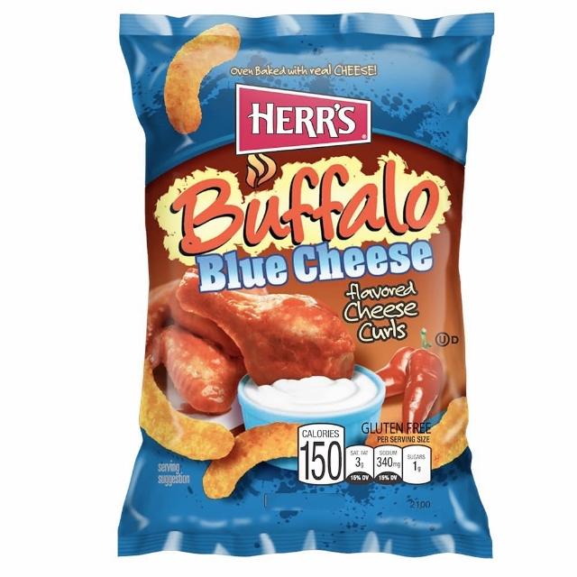 即期品【美國HERRS】賀氏水牛城起司玉米條198G