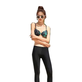 【泳衣果】泳衣卡茲花鋼圈比基尼好搭配有加大M-3L泳裝