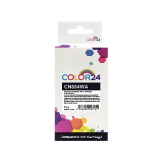 【Color24】for HP CN684WA NO.564XL 黑色高容環保墨水匣(適用HP Deskjet 3070a/3520;OfficeJet 4610/4620)