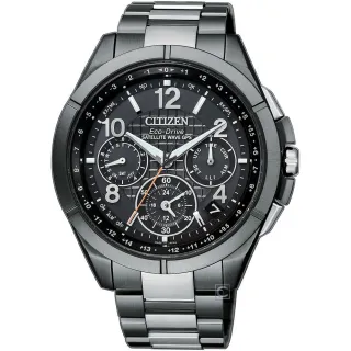 【CITIZEN 星辰】GPS 衛星鈦金屬 Eco-Drive  光動能 計時男錶(CC9075-52E)