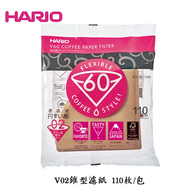 HARIO 阿爾法溫控壺白色+hario無漂白濾紙220張 