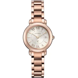 【CITIZEN 星辰】xC系列 鈦金屬光動能電波錶 女錶  禮物(ES9442-55A)