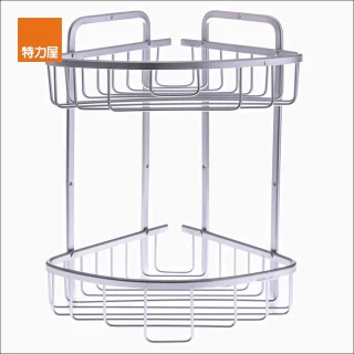 【特力屋】威利鋁合金雙層轉角置物架