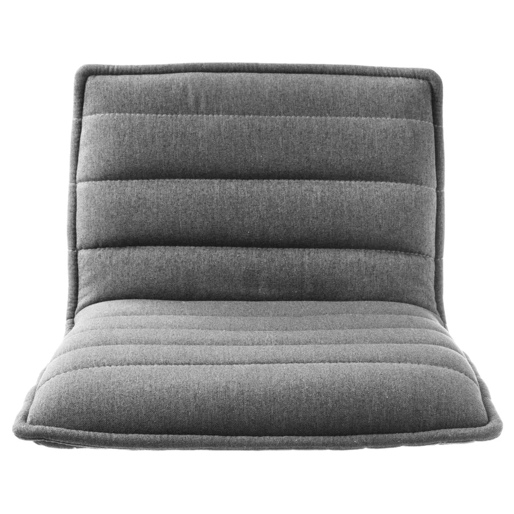 【特力屋】萊特吧台椅 座墊條紋 深灰色