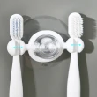 【寶盒百貨】日本製 QB牙刷架 牙刷 牙膏架 吸盤(浴室衛浴 浴室收納 浴室用品)