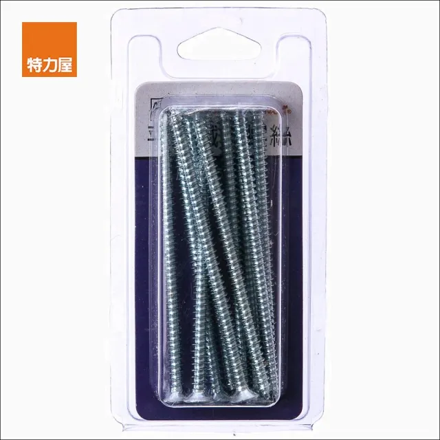 【特力屋】671 平頭鐵皮螺絲 5/32X3 10支