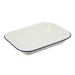 【澳洲Wiltshire】Enamel手工雙層琺瑯方型烤盤(2500ml 32x25cm 藍)