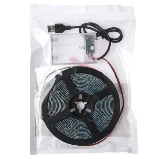 【特力屋】LED 5M 軟條燈 電池式+USB 白光