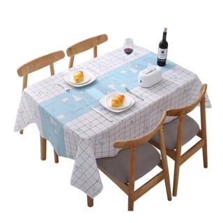 【Conalife】北歐風格防油防污易清理餐桌巾-1入(外出露營聚餐野餐墊)