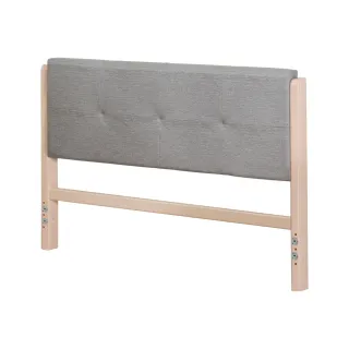 【Homelike】喜家居雙人5尺貓抓皮實木床頭片(2221)