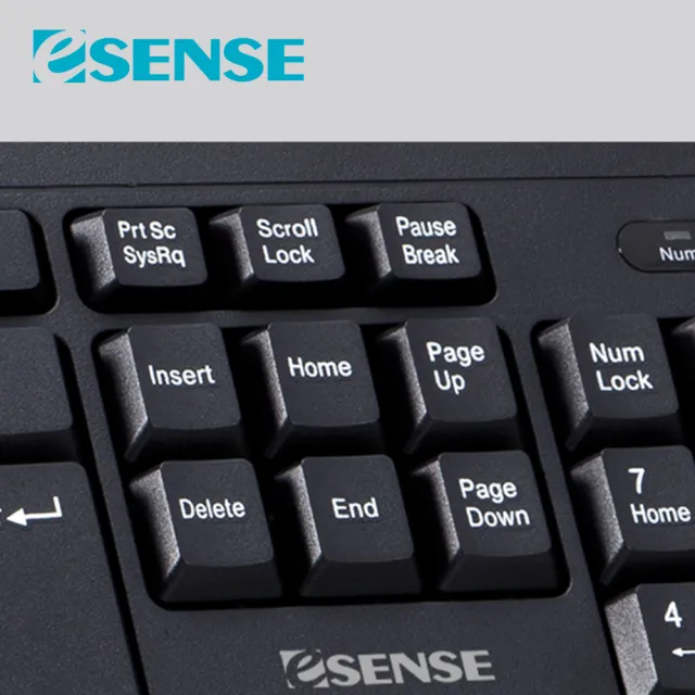 【ESENSE 逸盛】Esense K4500 USB滑鼠鍵盤組(鍵鼠組)