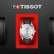 【TISSOT 天梭 官方授權】GENTLEMAN 紳士時尚石英錶-40mm 母親節 禮物(T1274101603101)