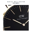 【Daniel Wellington】DW 手錶  Classic St Mawes 40mm棕色真皮皮革錶(DW00100543)