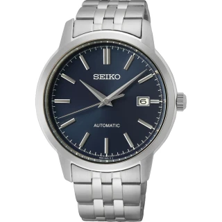 【SEIKO 精工】CS系列簡約機械錶 送行動電源 畢業禮物(SRPH87K1/4R35-05J0B)