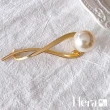 【HERA 赫拉】新款單珍珠一字馬尾夾 H111061506(一字馬尾夾)