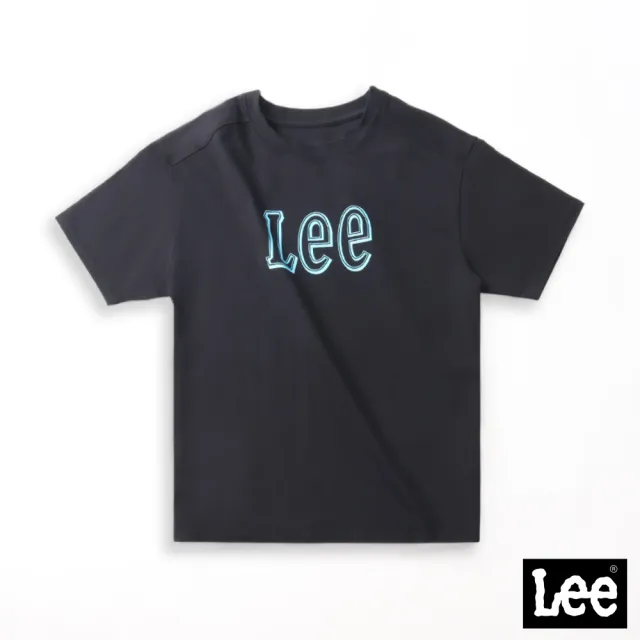 【Lee 官方旗艦】女裝 短袖T恤 / 鏤空大LOGO 共2色 Oversized版型(LL220234K11 / LL220234K14)