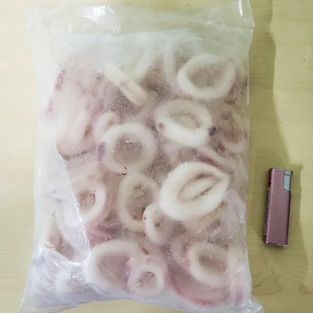 【好神】鮮脆魷魚圈5kg組(1kg/包)